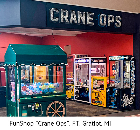 Fort Gratiot-Fun Shop-Crane Ops-Amusement Center